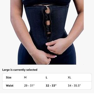 Black Waist Cincher Corset